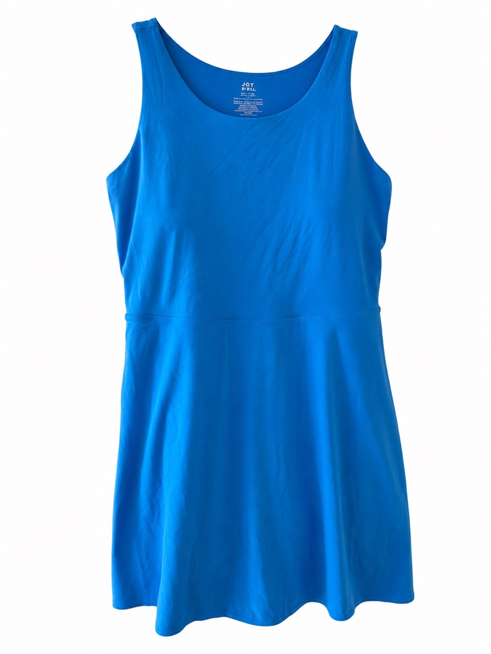 JoyLab Women’s XL Blue Active Dress with Built-In Shorts & Removable Pads NWT